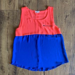 E & M- Large Neon Tank